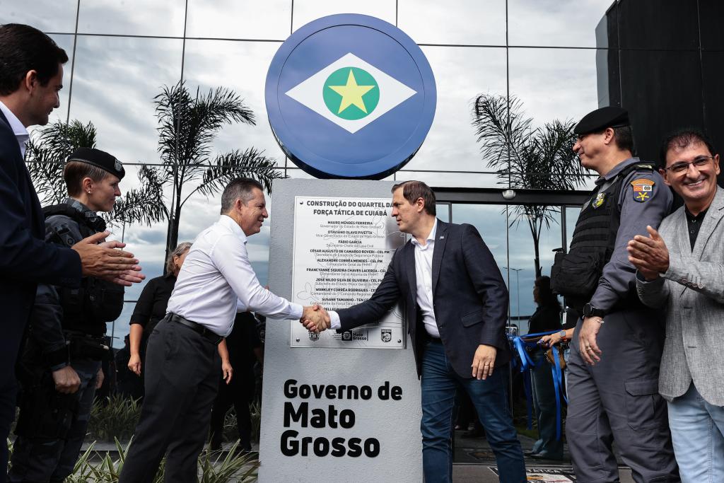 Governo de MT inaugura nova sede do Batalhão da Força Tática em Cuiabá; investimento é de R$ 9,5 milhões