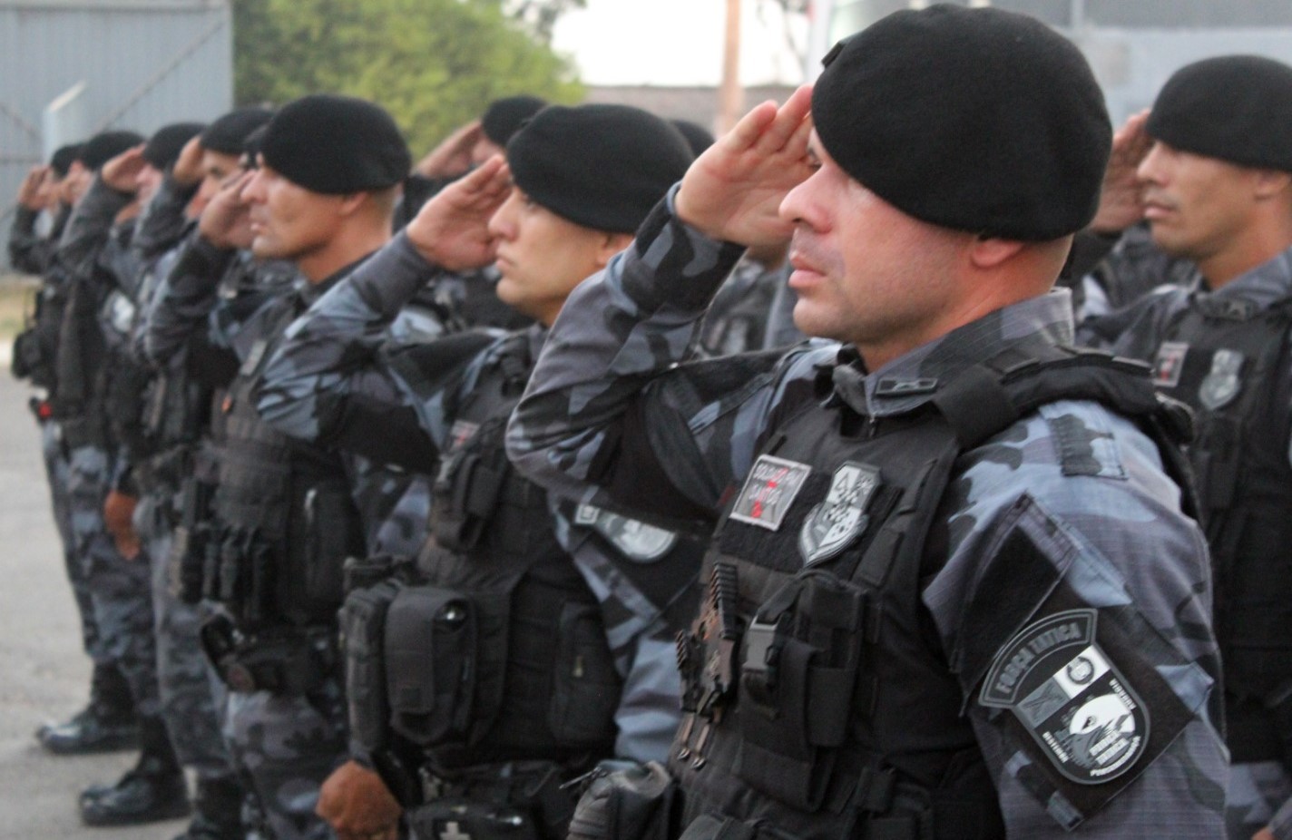 Polícia Militar realiza formatura de 36 alunos em capacitação para patrulhamento tático