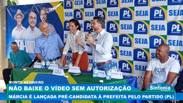 MÁRCIA FAGUNDES É OFICIALIZADA PRÉ-CANDIDATA À PREFEITA PELO PARTIDO (PL) EM MONTE NEGRO