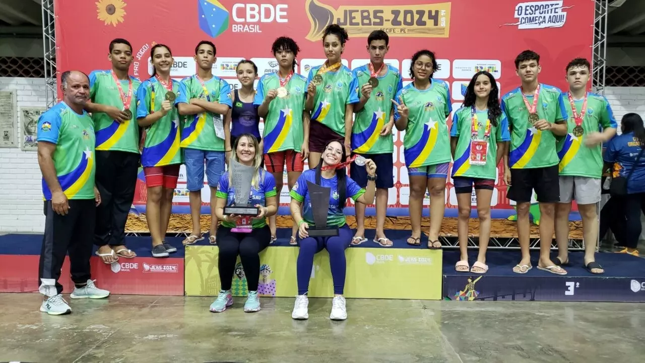 Nos primeiros dias de Jogos Escolares Brasileiros, rondonienses conquistam 11 medalhas