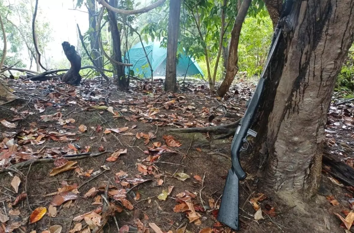 Operação Iara apreende arma e munições em área de proteção ambiental na Ponta do Abunã