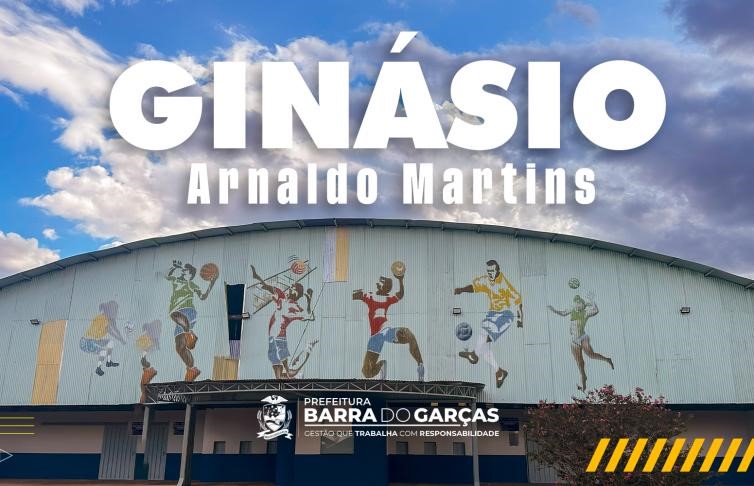 Prefeitura de Barra do Garças e Governo do Estado realizam melhorias estruturais no ginásio de esportes Arnaldo Martins