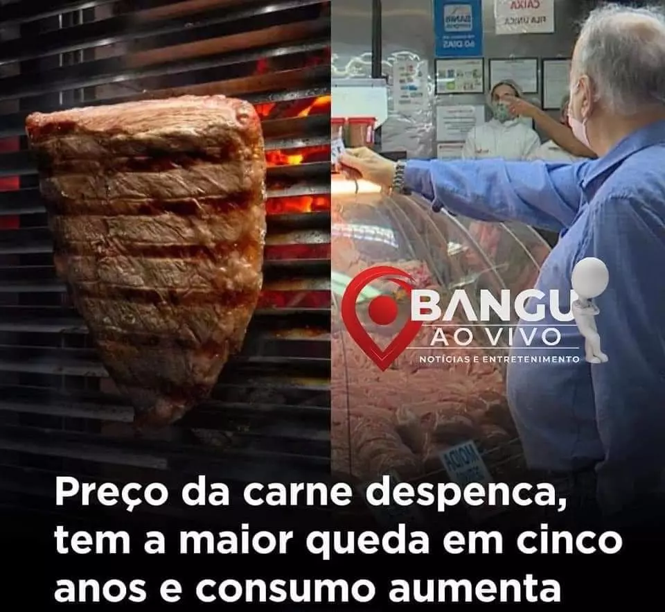 Preço da carne despensca e tem maior queda em cinco anos