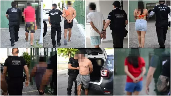 Polícia prende mais de 10 pessoas no Ceará por golpe do precatório em vítimas de Goiás