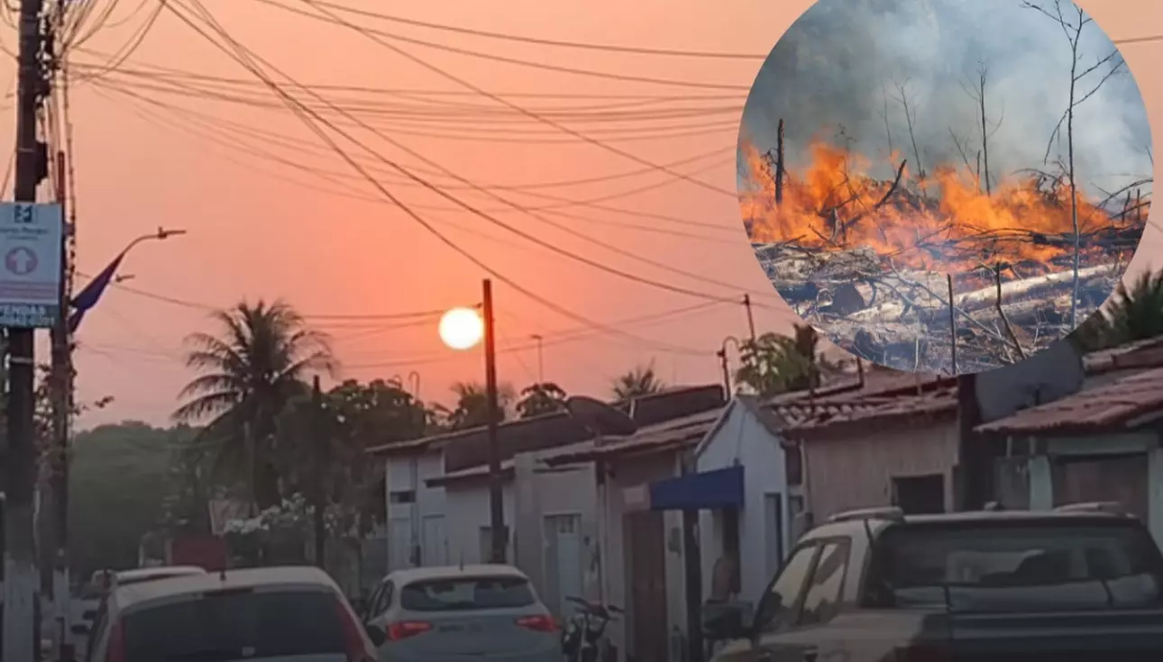 Pecém e Taiba registrou céu com coloração diferente devido queimadas na Amazônia, aponta estudo