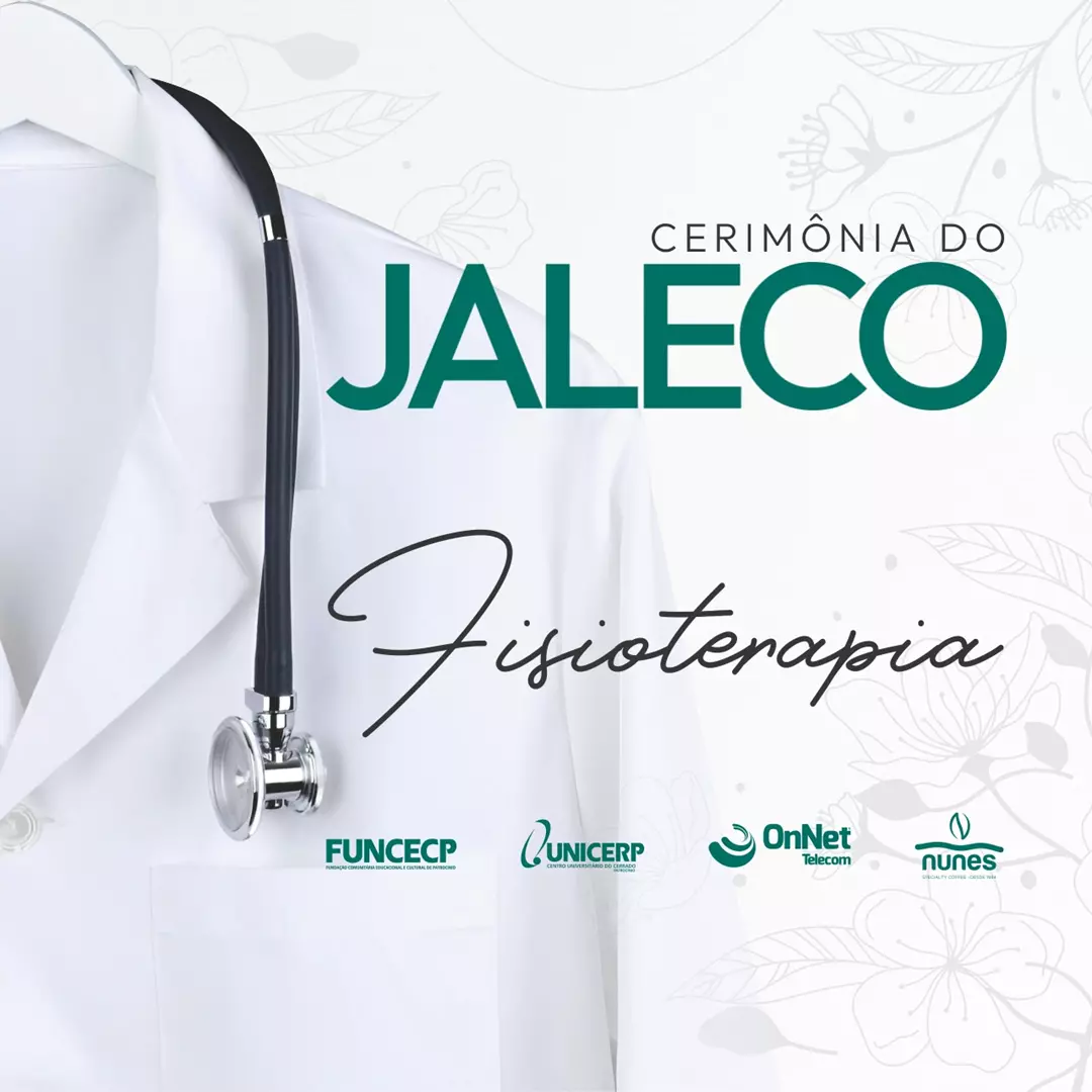 Cerimônia do Jaleco marca nova etapa para os estudantes de Fisioterapia do UNICERP