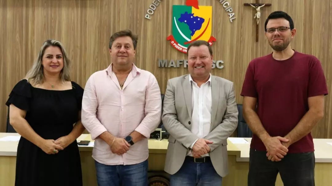 Executivo mafrense parabeniza a nova mesa diretora da Câmara Municipal