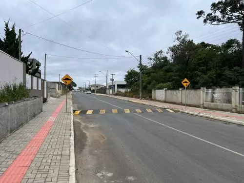 Binário da Vila Nova conta com dois redutores de velocidade