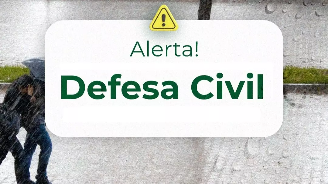 Defesa Civil de Mafra emite alerta para chuvas volumosas e temporais