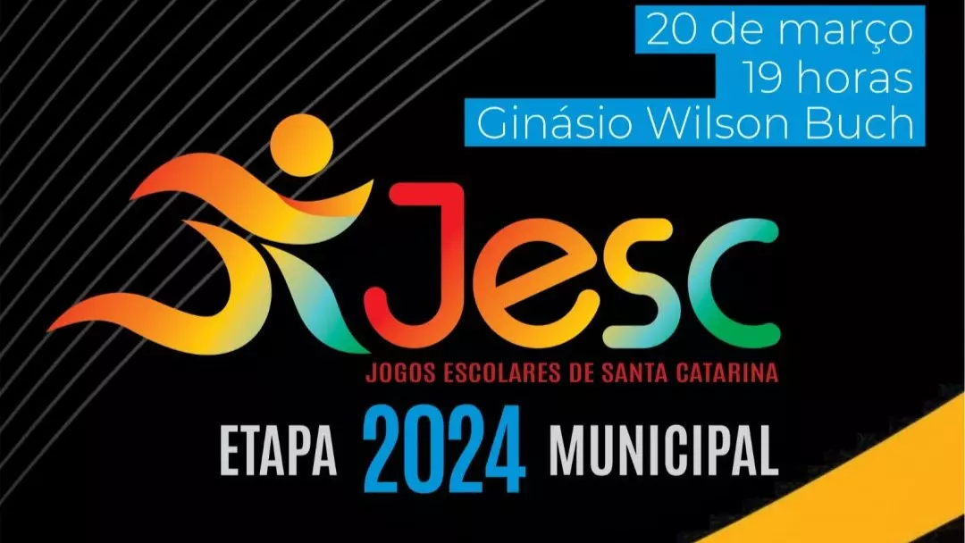 Abertura da fase municipal do JESC 2024 será nesta quarta-feira (20)