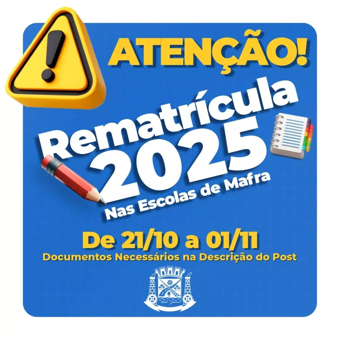 Matrículas nas escolas municipais de Mafra iniciam na próxima segunda-feira