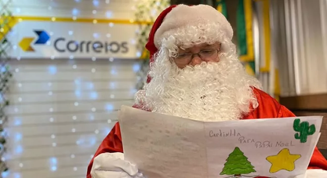 6 mil cartinhas em SC estão disponíveis para adoção na Campanha Papai Noel dos Correios