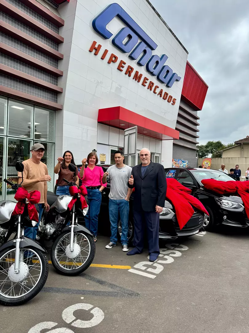 Mafrenses ganham dois carros e duas motos em sorteio do Condor