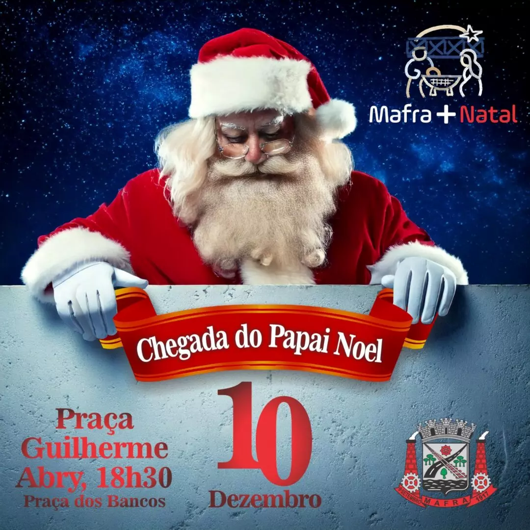 Prefeitura de Mafra divulga programação de Natal