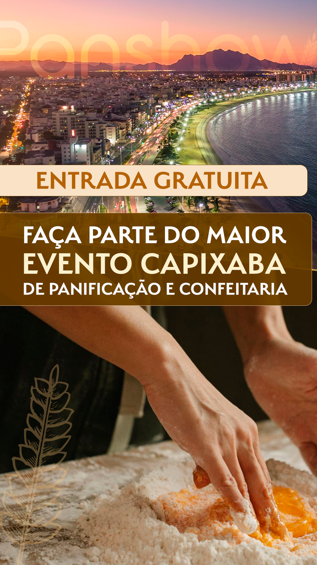 A PanShow Gastronomia, acontece na Sede do Sindipães, em Vila Velha, de 09 a 11 de novembro. A entrada é gratuita.