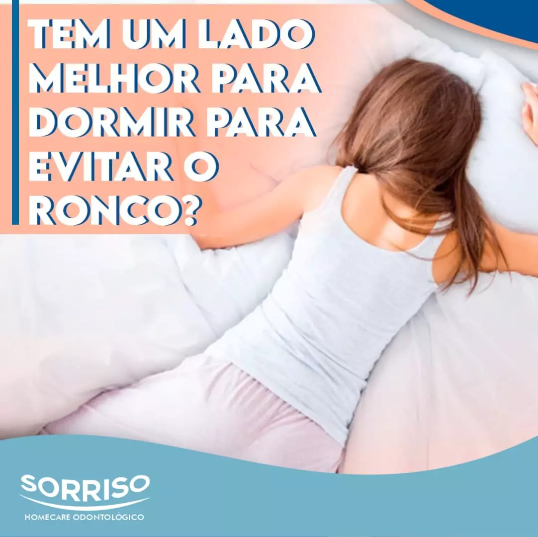 Melhor posição para dormir e não roncar.