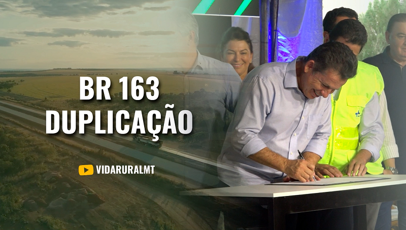 BR 163 - GOVERNADOR AUTORIZA DUPLICAÇÃO DE 26KM EM SINOP MT