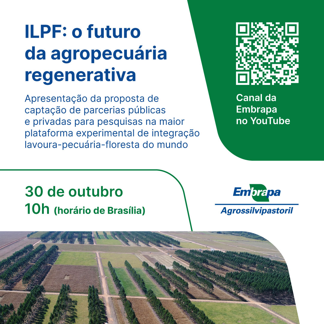 Embrapa apresenta oportunidade de patrocínio a iniciativa de agropecuária regenerativa