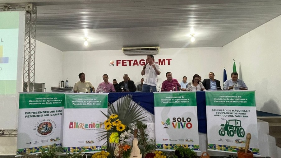 Mato Grosso recebe mais de R$ 150 mi em investimentos para a agricultura familiar