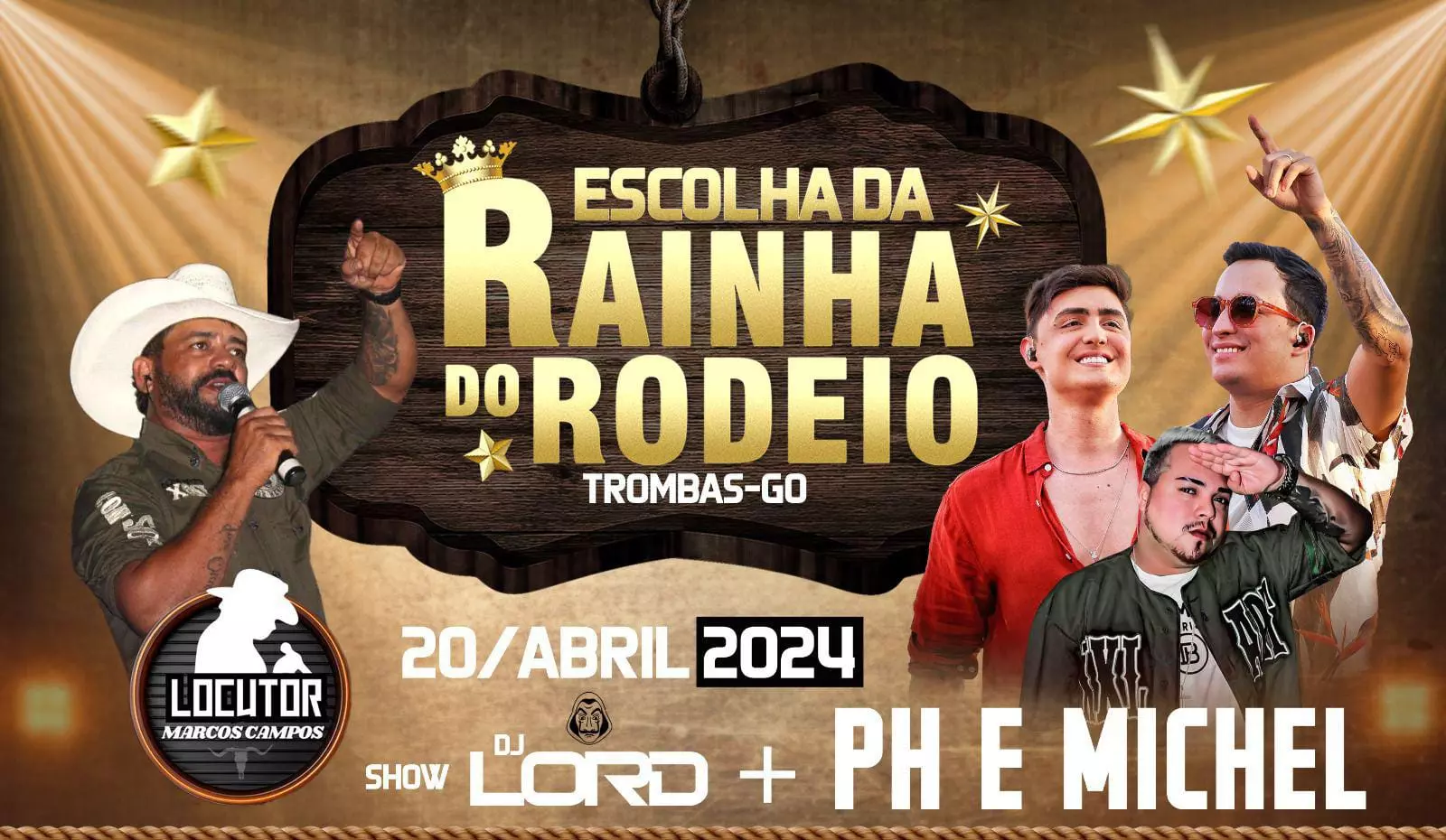 Rainha do Rodeio será escolhida em Trombas