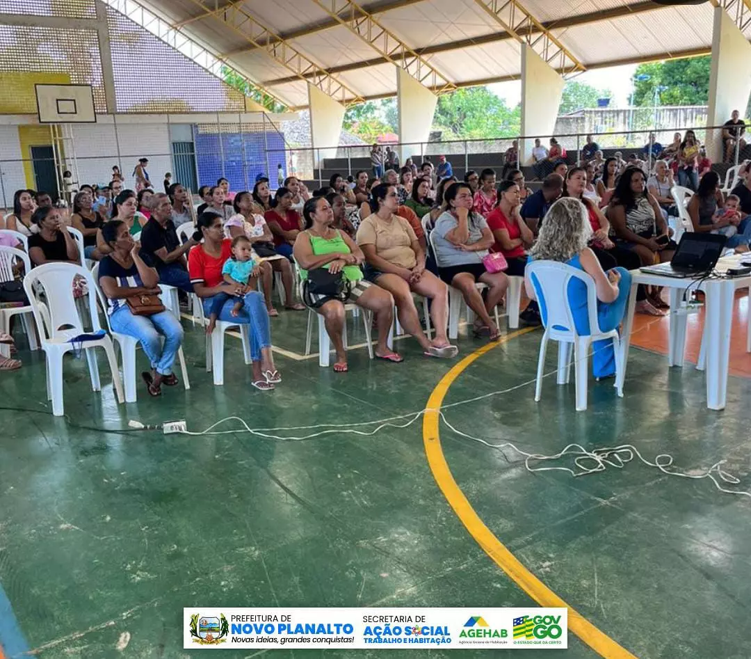 Moradia popular - uma das preocupações do prefeito Eudes de Novo Planalto