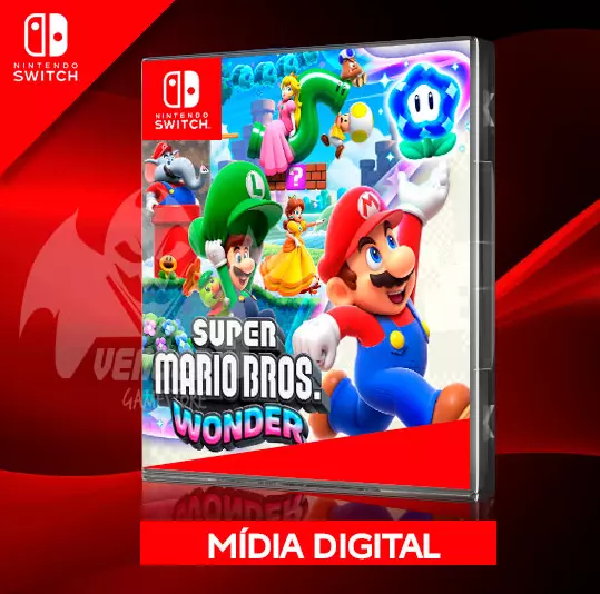Super Mario Bros. Wonder - Nintendo Switch - Mídia Digital - NeedGames