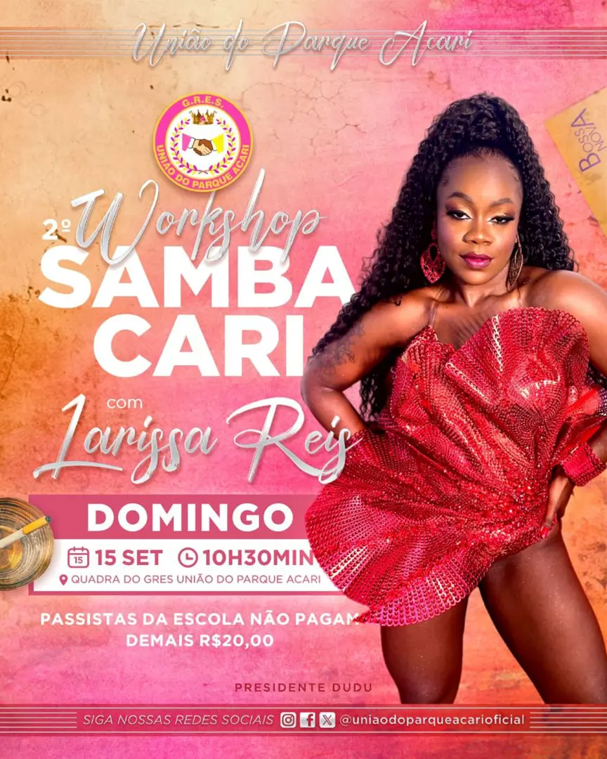 União do Parque Acari Promove Segunda Aula de Samba no Pé com Larissa Reis