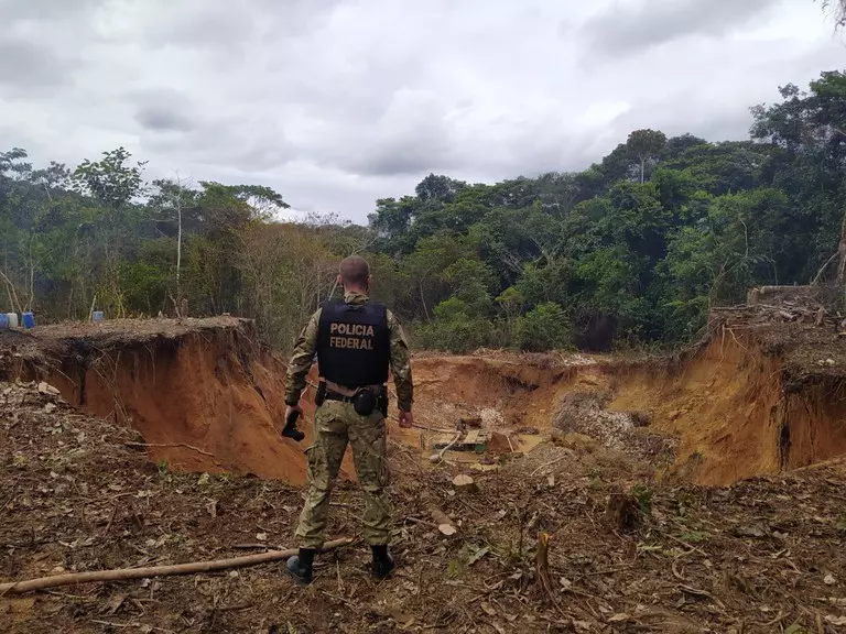 Polícia Federal intensifica combate ao garimpo ilegal em operação na Terra Indígena Munduruku