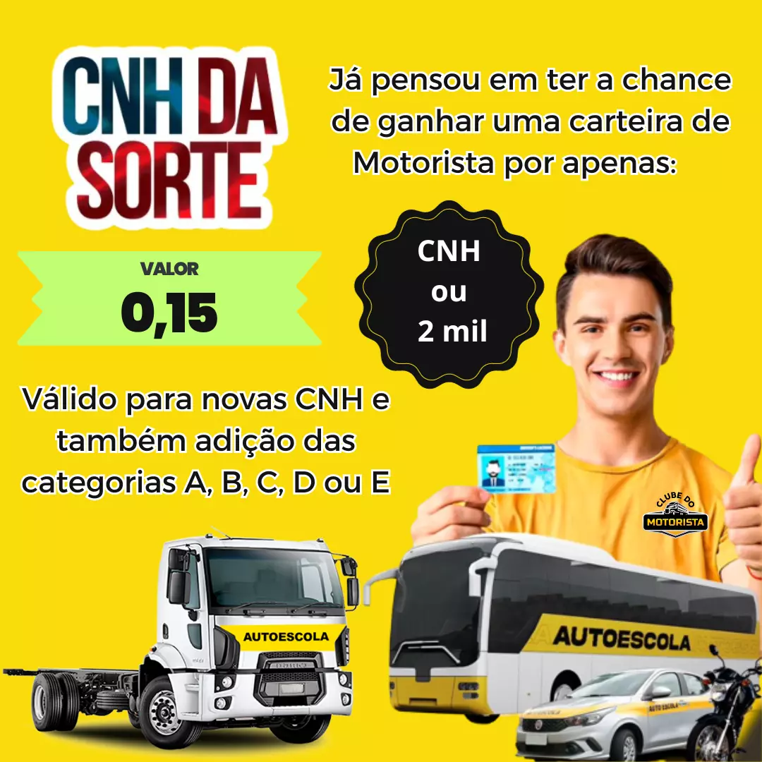 A imagem mostra uma divulgação de CNH