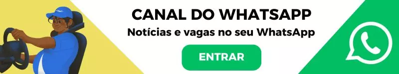 A imagem mostra uma divulgação de canal de vagas no WhatsApp