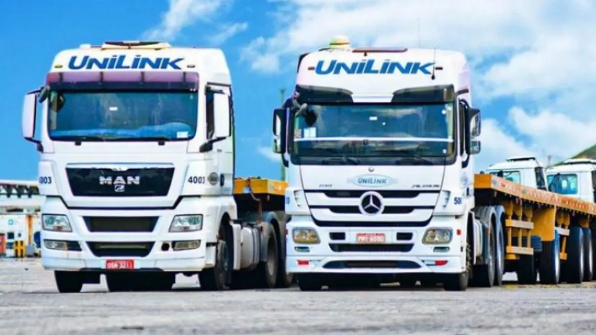 Frota da empresa Unilink Transportes Integrados