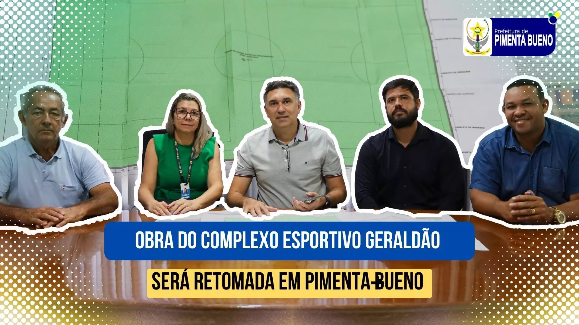 OBRA DO COMPLEXO ESPORTIVO GERALDÃO SERÁ RETOMADA EM PIMENTA BUENO