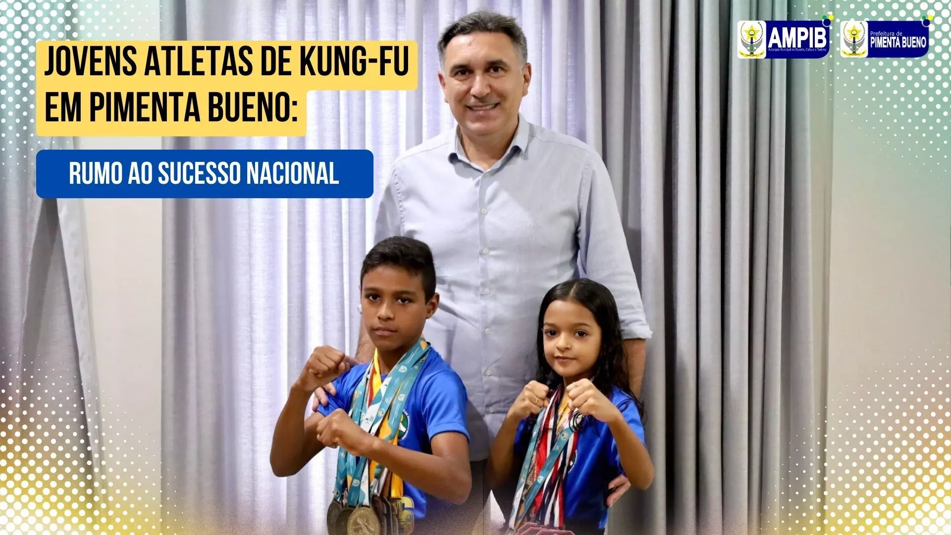 JOVENS ATLETAS DE KUNG-FU EM PIMENTA BUENO: RUMO AO SUCESSO NACIONAL.