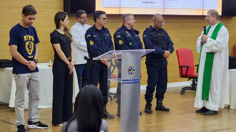 Missa na Assembleia pede proteção aos servidores da segurança pública de Rondônia