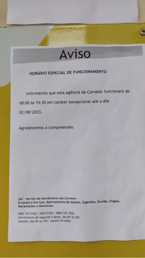 Agências dos Correios terão horário especial de funcionamento em dias de  jogos do Brasil - Economia e Finanças - Extra Online