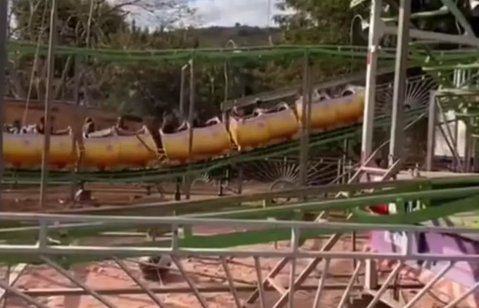 Vídeo: mulher cai de brinquedo em Parque de Exposições em Além Paraíba