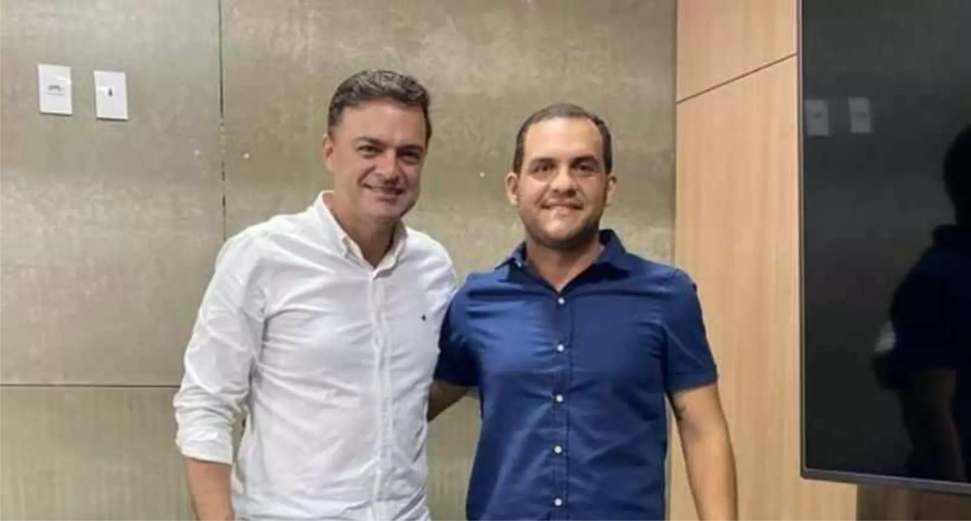 Pré-candidato de Potengi Luã Almino se reúne com deputado Fernando Santana em Fortaleza