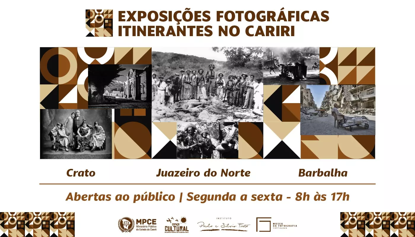 Ministério Público do Ceará traz para o Cariri exposições fotográficas que retratam a cultura e contemporaneidade