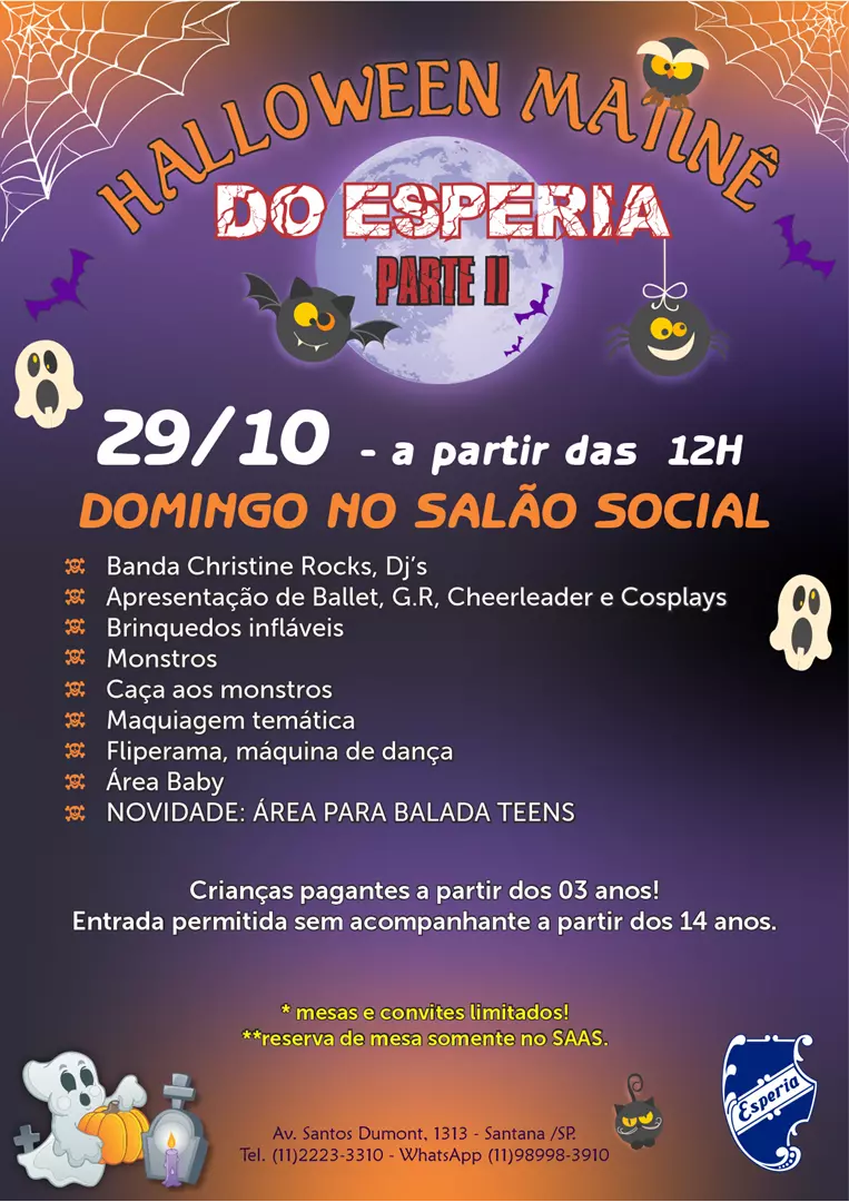 Halloween Matinê do Esperia - Parte II