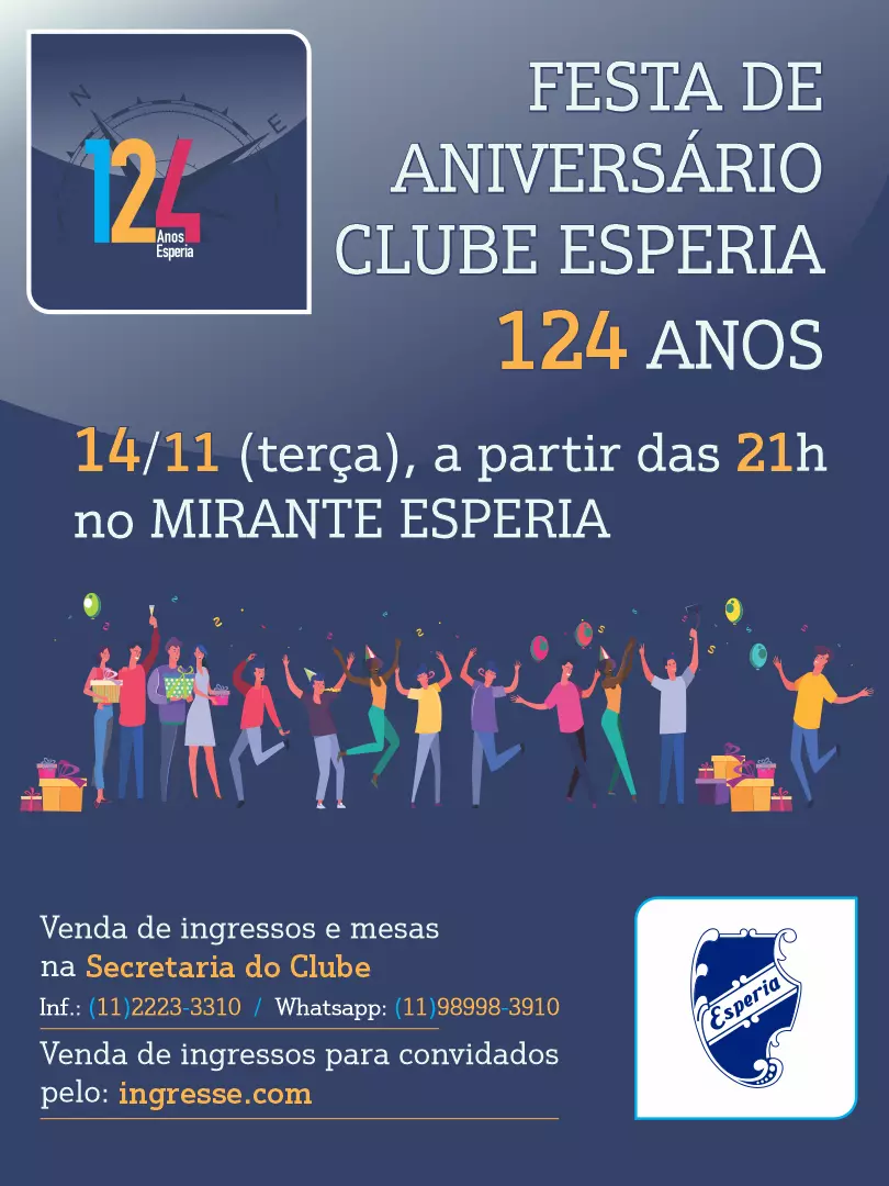 Festa de Aniversário 124 anos