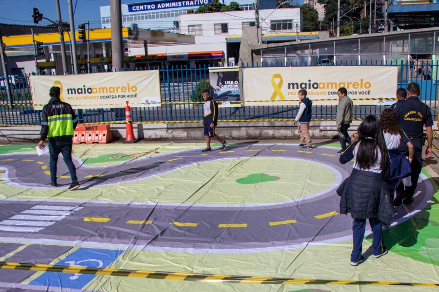 Maio Amarelo: Prefeitura de Carapicuíba realiza diversas ações de conscientização no trânsito