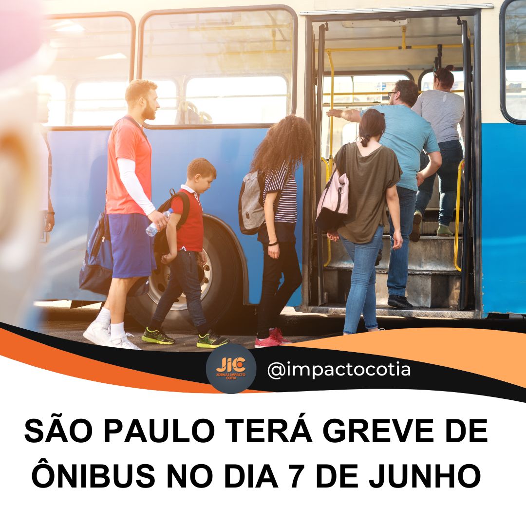 São Paulo terá greve de ônibus no dia 7 de junho.