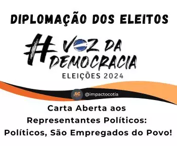 Carta Aberta aos Representantes Políticos: Políticos, São Empregados do Povo!