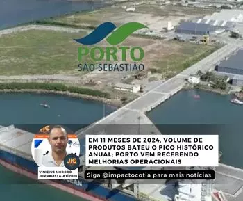 Em 11 meses de 2024, volume de produtos bateu o pico histórico anual; porto vem recebendo melhorias operacionais