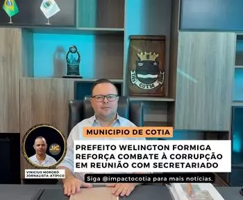 Prefeito Welington Formiga reforça combate à corrupção em reunião com secretariado