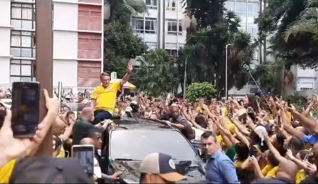 Movimento de Bolsonaro na Paulista