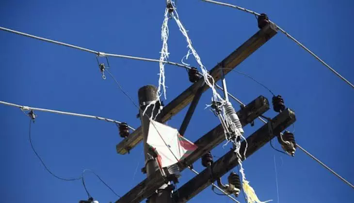 Melhor mesmo é não soltar pipas perto de fiação elétrica