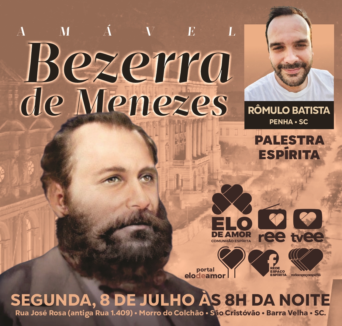 Rômulo Batista fala sobre o 'Amável Bezerra de Menezes