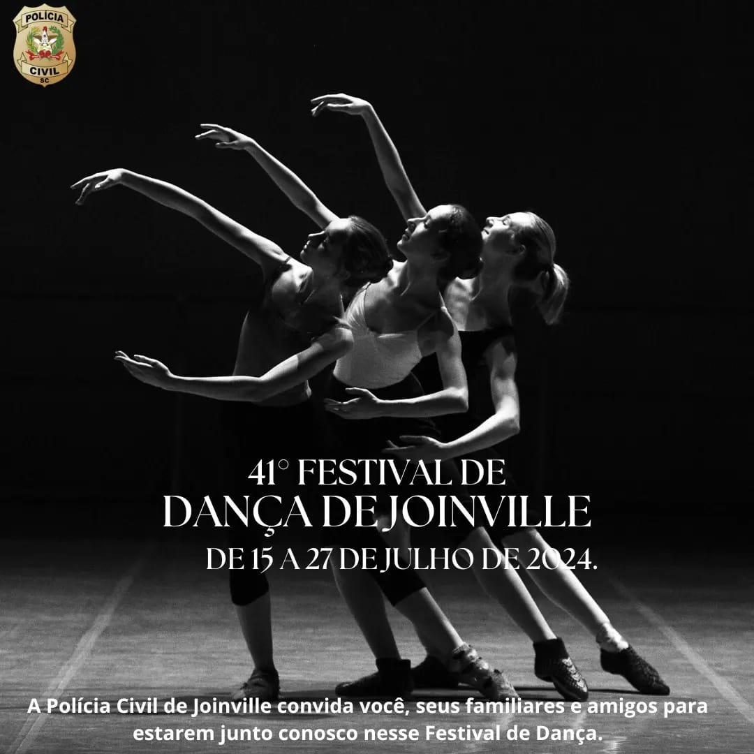 PCSC REFORÇA EFETIVO PARA ATENDER DEMANDAS DO 41º FESTIVAL DE DANÇA DE JOINVILLE