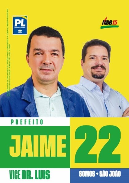 PARA PREFEITO JAIME E DR LUIS